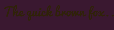 Image with Font Color 2F2208 and Background Color 3A1830